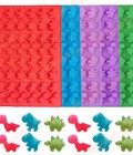 Hình ảnh: Khuôn silicon kẹo dẻo gummy 48 khủng long
