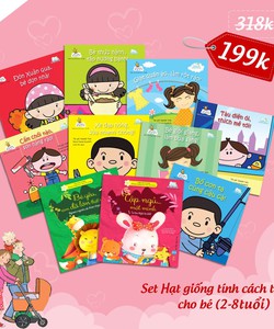 Set sách gieo hạt giống tính cách tốt cho bé