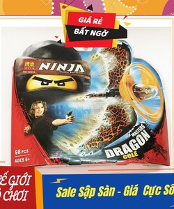 Đồ chơi lắp ráp con quay ninjago chiến đấu nhiều màu