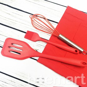 Set 5 dụng cụ làm bánh cơ bản màu đỏ mua sắm online 