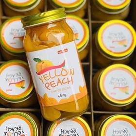 Đào ngâm Yellow Peach Hàn quốc mua sắm online 