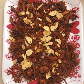 Heo khô cháy tỏi mua sắm online 